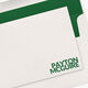 Bold Overlapping Text Letterpress Flat Note Cards Image 1 of 8